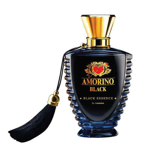 Amorino Black Essence Eau De Parfum For Unisex 100ml ( Cap Damage )